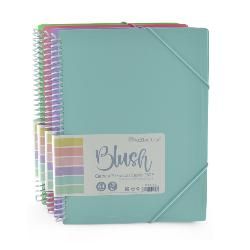 Carpeta de 20 fundas espiral 360º surtido Blush