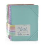 Carpeta de 20 fundas espiral 360º surtido Blush