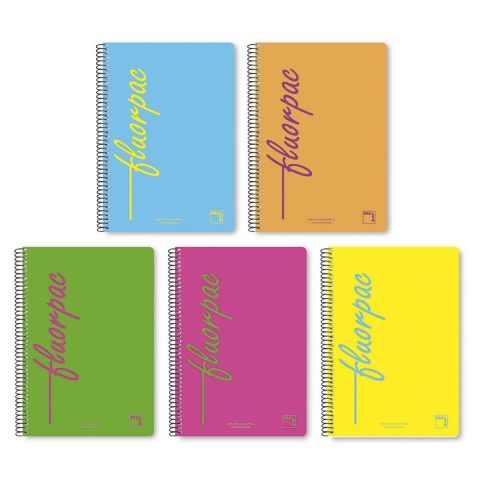 CUADERNOS FLUORPAC 80H 90GR 4X4