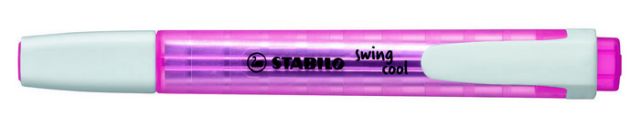 MARCADOR FLUORESCENTE STABILO SWING COOL ROSA