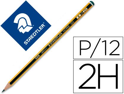 LAPIZ STAEDTLER NORIS 4 / 2H 120-4