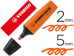 MARCADOR STABILO BOSS ORIGINAL NARANJA