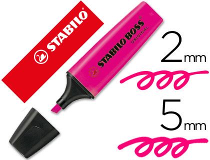 MARCADORES STABILO BOSS ORIGINAL ROSA 70/56