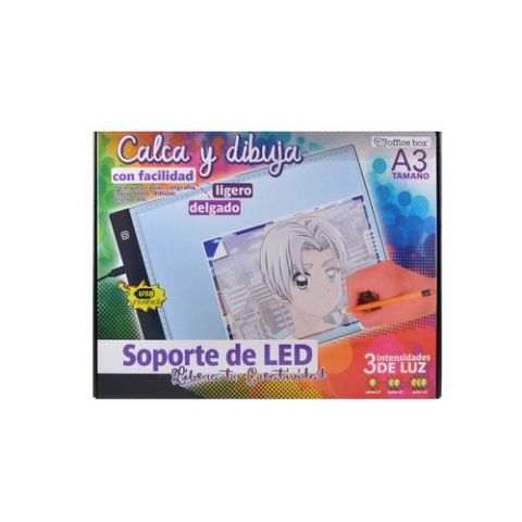 SOPORTE CON LUZ LED A3 PARA DIBUJAR CALIGRAFIA CAL