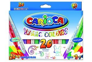 Rotuladores magic markers caja 20 und