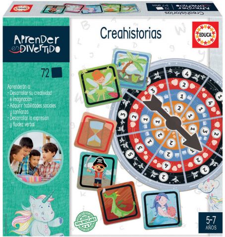 JUEGO EDUCA CREA HISTORIAS 72 CARTAS