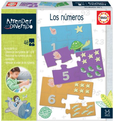 PUZZLE EDUCA LOS NUMEROS 40 PIEZAS