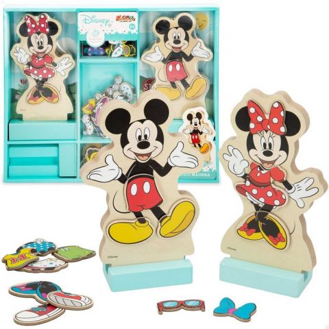 Disney set vestidos madera magnetico