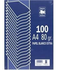 PAPEL A4 80GR LISO 100H