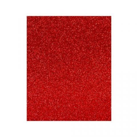 LAMINA GOMA EVA 20X30 ROJO EFECTO PURPURINA