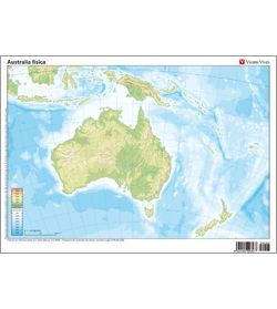 MAPA OCEANIA FISICA