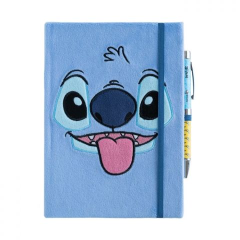 CUADERNO FELPA A5 CON BOLIGRAFO PROYECTOR STITCH T