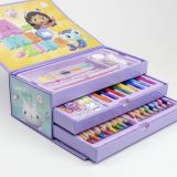 SET PAPELERIA COLOREABLE MALETIN GABBY´S DOLLHOUSE