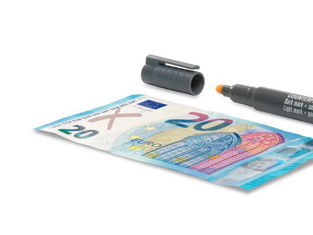 ROTULADOR DETECTOR DE BILLETES FALSOS SAFESCAN 30