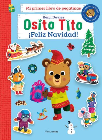 OSITO TITO MI PRIMER LIBRO DE PEGATINAS. FELIZ NAV