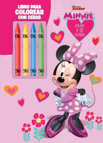 MINNIE LIBRO PARA COLOREAR CON CERAS 2