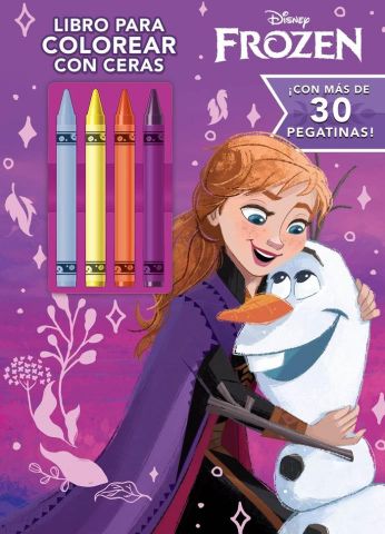 FROZEN LIBRO PARA COLOREAR CON CERAS