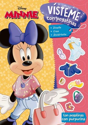 MINNIE VISTEME CON PEGATINAS 2