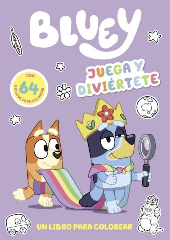 BLUEY JUEGA Y DIVIERTETE UN LIBRO PARA COLOREAR ED