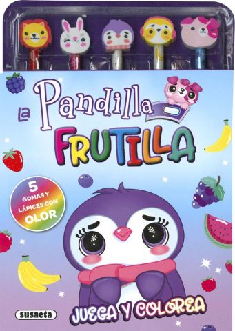 LA PANDILLA FRUTILLA JUEGA Y COLOREA