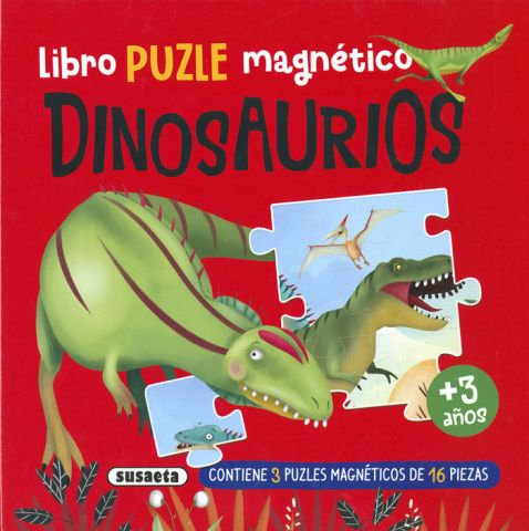 LIBRO PUZLE MAGNETICO DINOSAURIOS