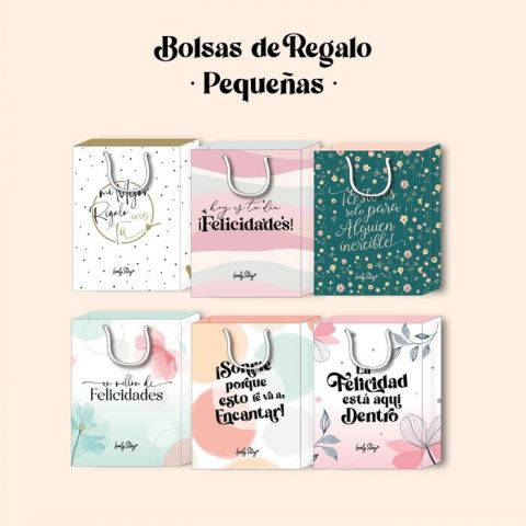 BOLSAS REGALO PEQUEÑAS DISEÑOS SURTIDOS